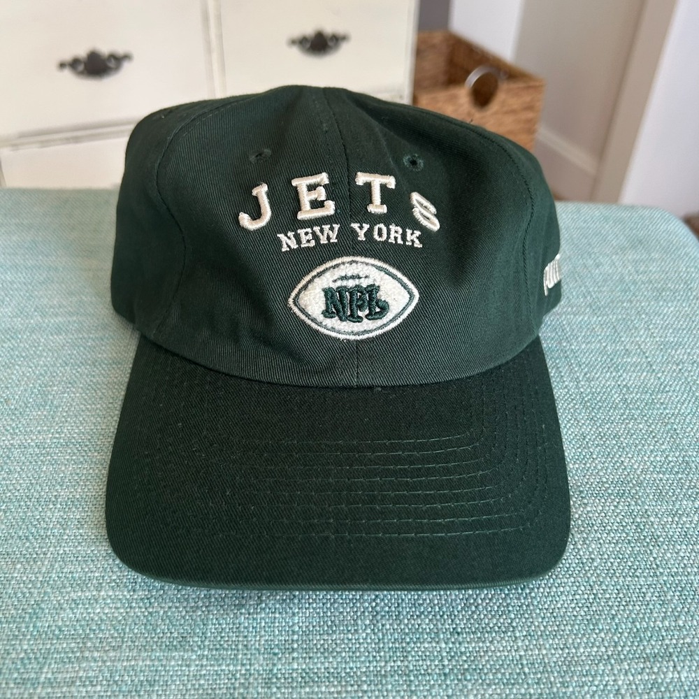 Vintage PUMA New York Jets NFL Pro Line Strapback Embroidered Green Hat
